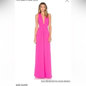 JillJill Stuart hot pink formal gown. Size 2.